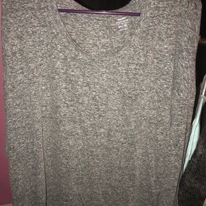 Gray Long Sleeve Tee